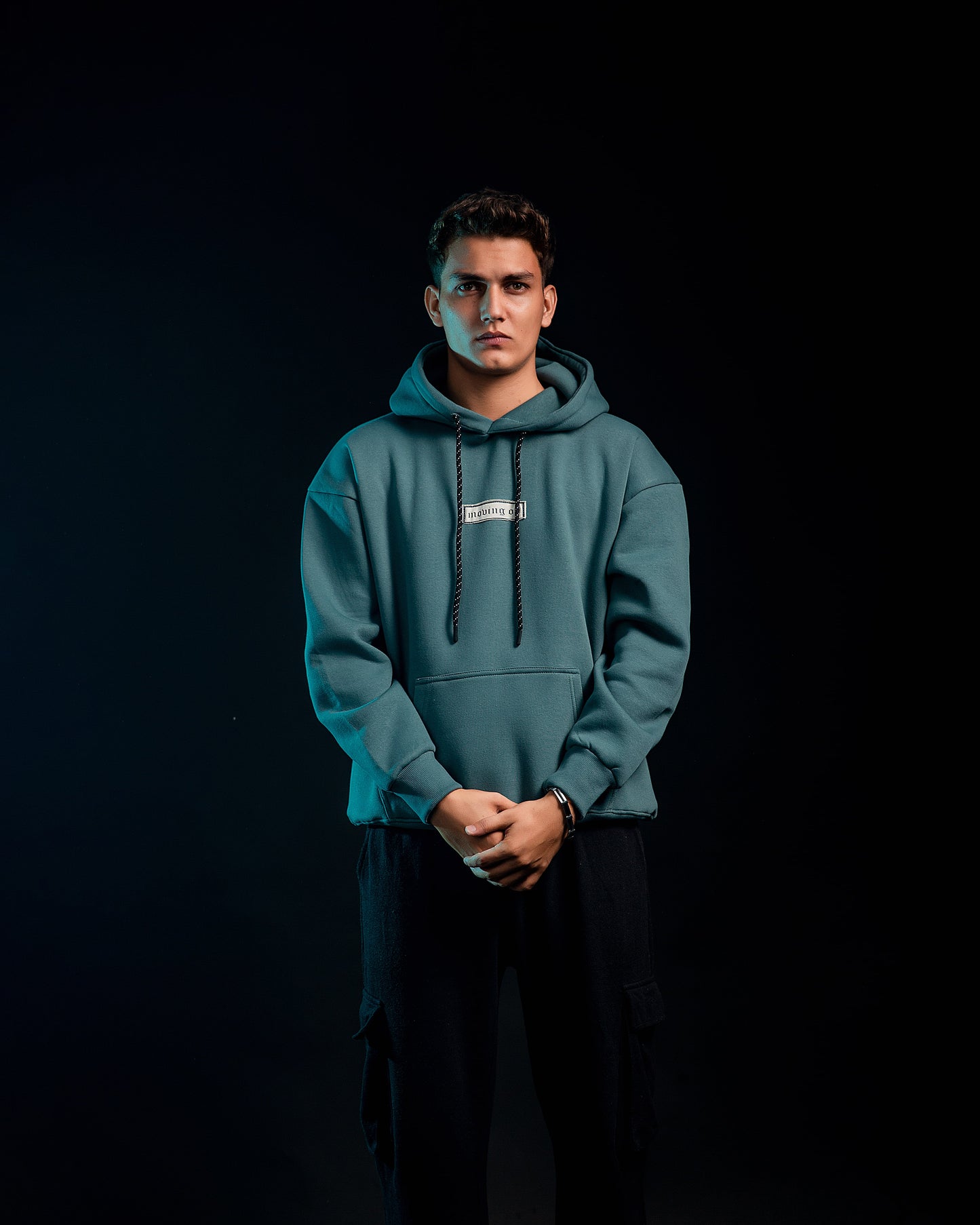 Moving On Hoodie - Sky Haze