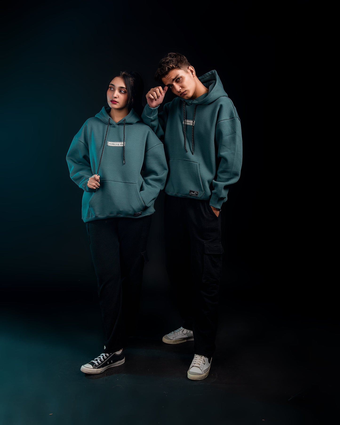 Moving On Hoodie - Sky Haze
