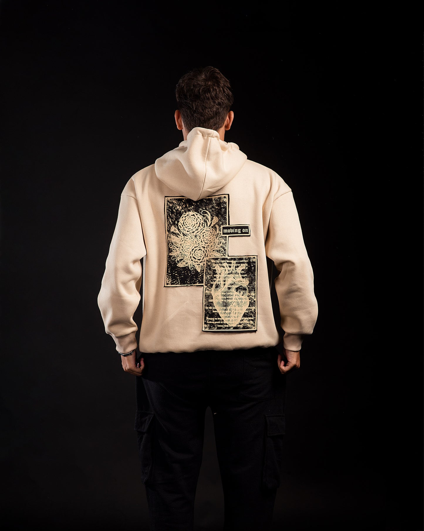Moving On Hoodie - Sandy Beige