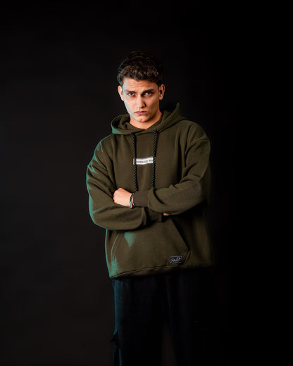 Moving On Hoodie - Forest Olive