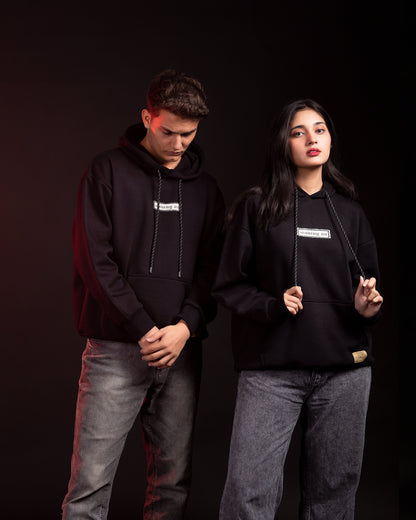 Moving On Hoodie - Midnight Black