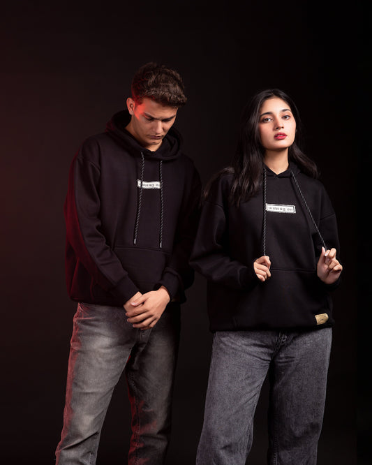Moving On Hoodie - Midnight Black