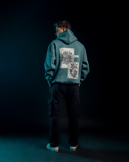Moving On Hoodie - Sky Haze
