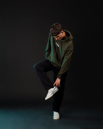 Moving On Hoodie - Forest Olive